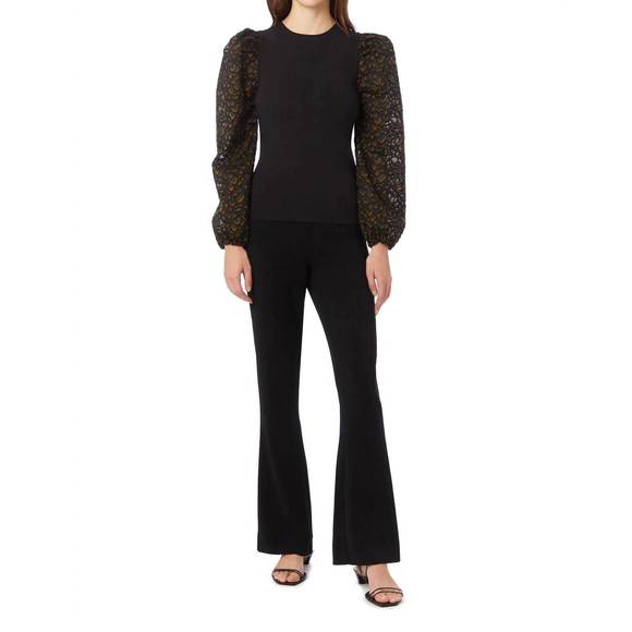 NEW MARIE OLIVER mia slim pant in black